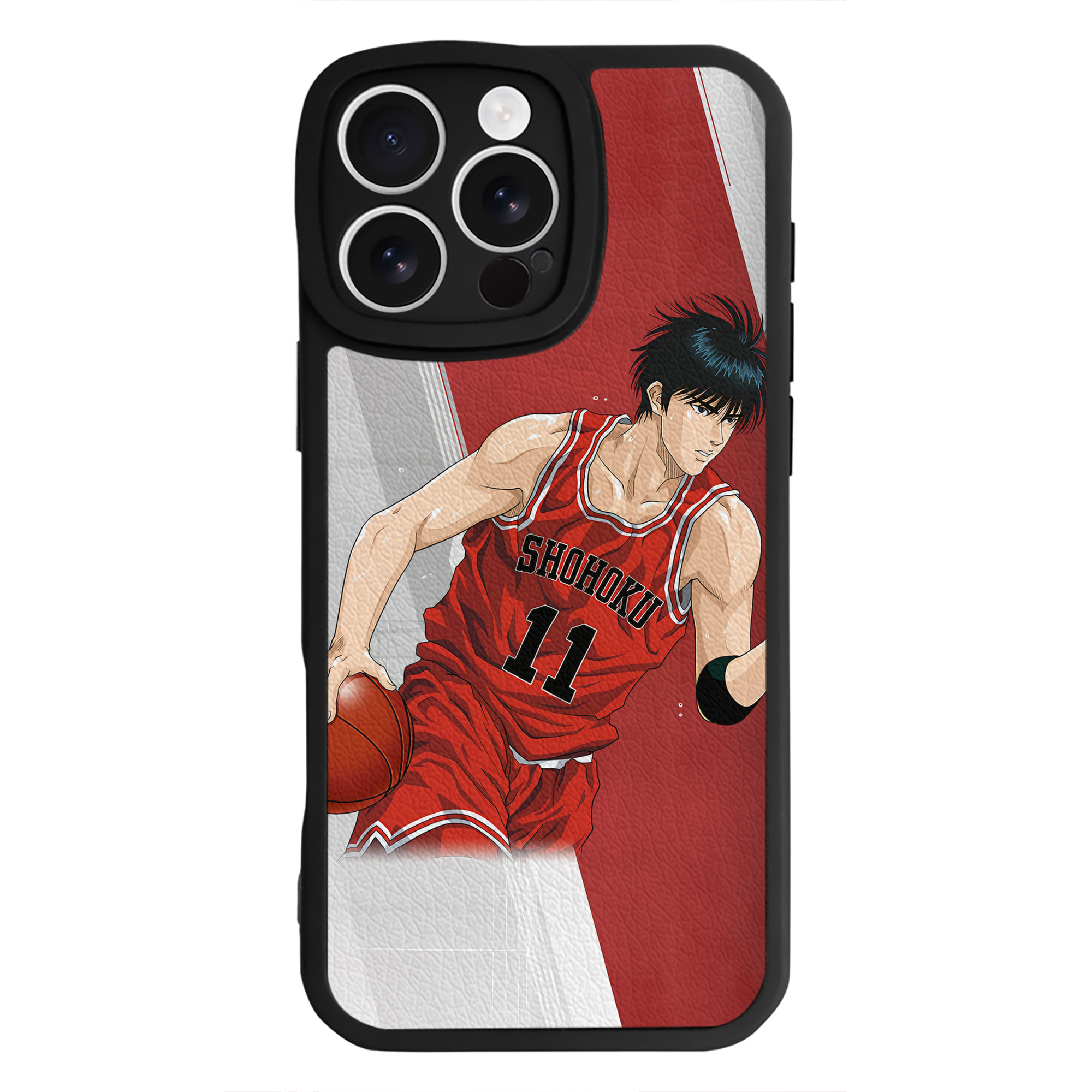 （画像用） SLAM DUNK／スラムダンク 【iPhone 16シリーズ対応】シリコンスマホケース（レザー調） 材質：シリコン